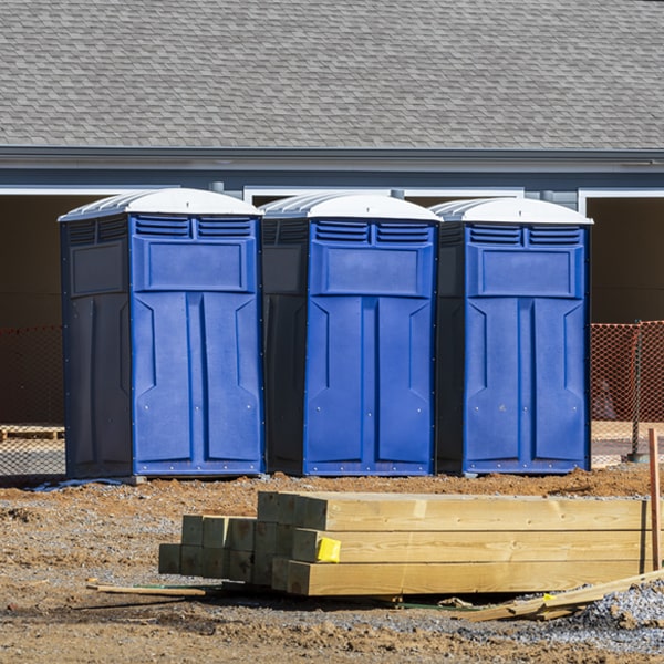 are there any restrictions on where i can place the porta potties during my rental period in Blue Lake California